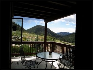 Deck With Furniture at Wildwood Inn