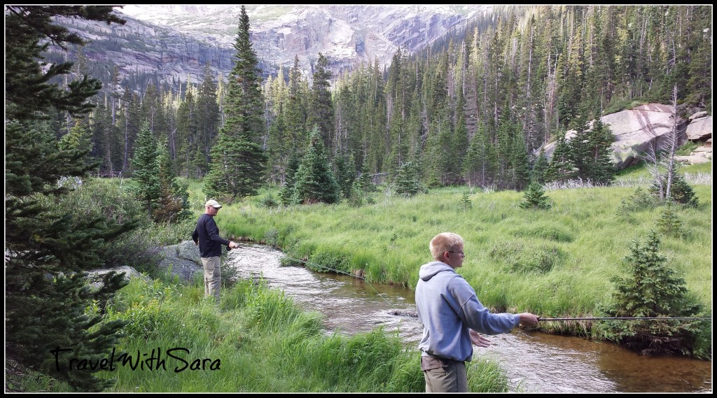 Fly Fishing On Trail To Black Lake