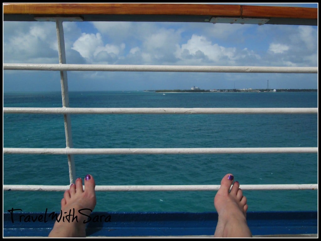 Relaxing On Carnival Ship