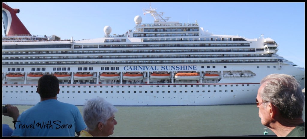 Carnival Sunshine Leaving Port Canaveral