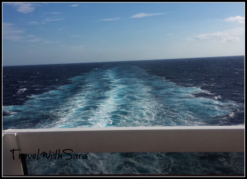 View of Ocean From Cruise