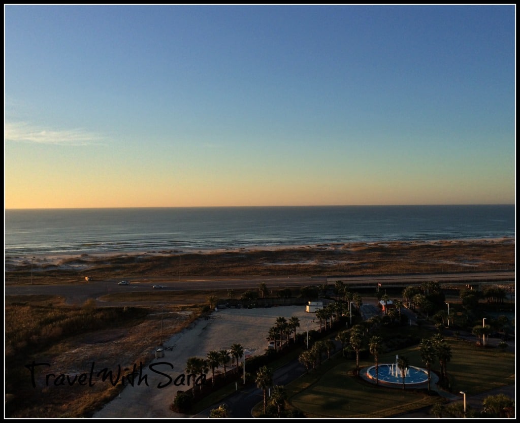 view from balcony