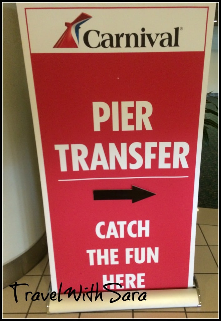 Carnival Transfer Signs