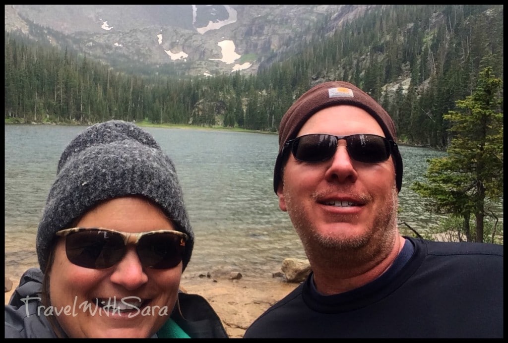 Todd and Sara hiking Odessa