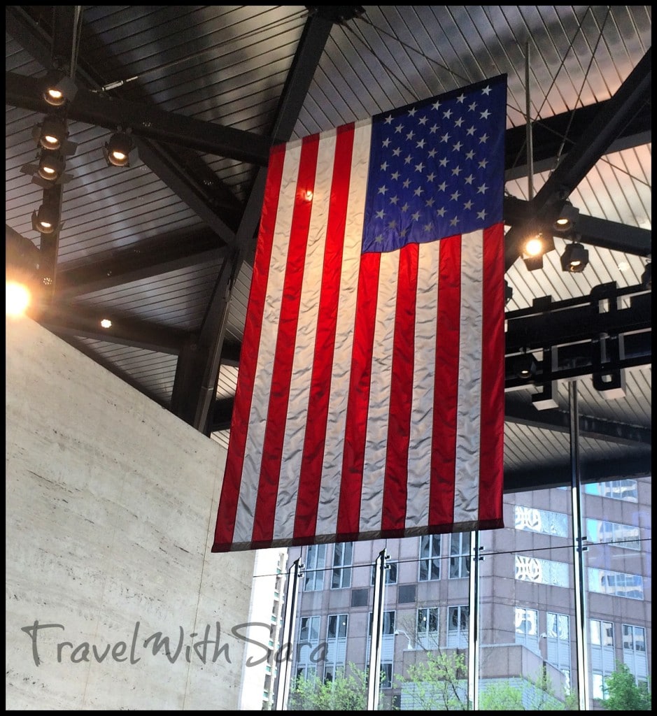 Flag in Willis Tower