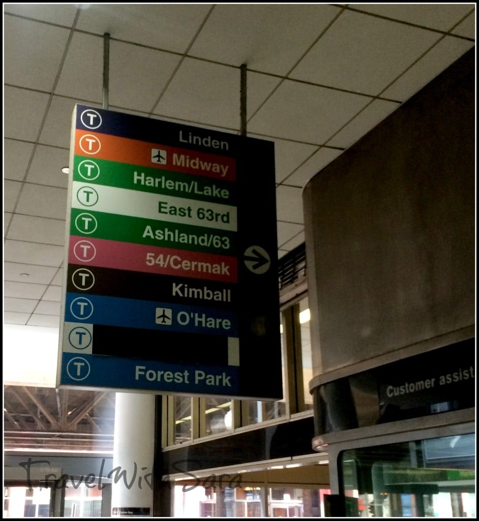Signage in O'Hare