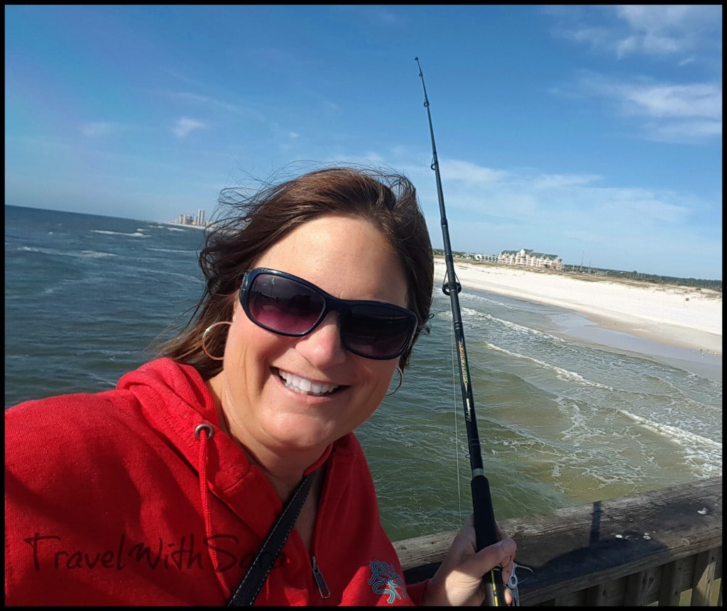 Sara fishing Gulf Shores