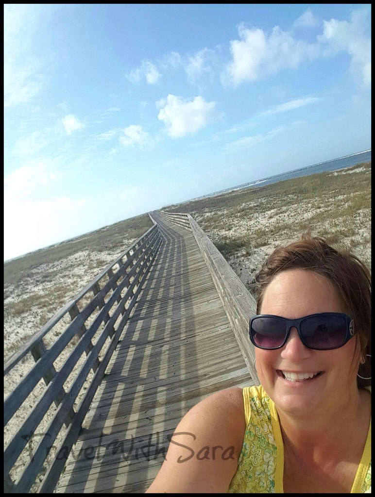 Sara on Boardwalk in Orange Beach