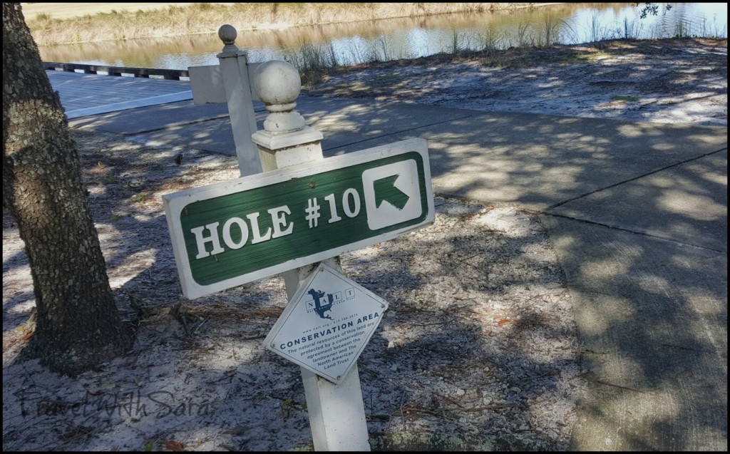 Hole 10 Sign at Kiva Dunes