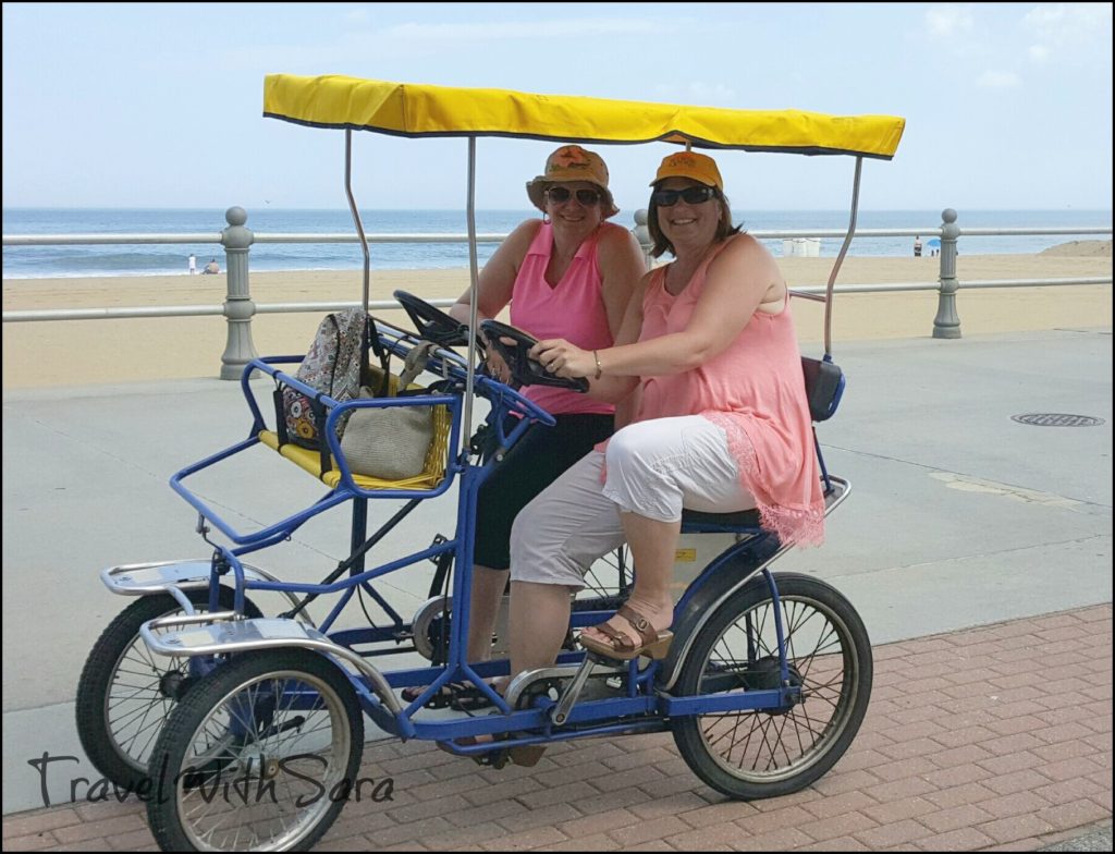 sisters on bikes