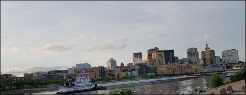 Barge on River