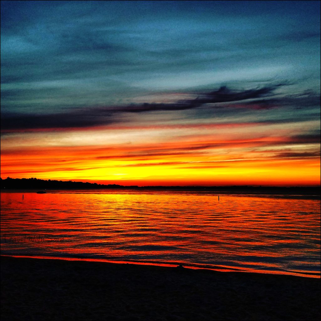 Clear Lake Iowa Sunset