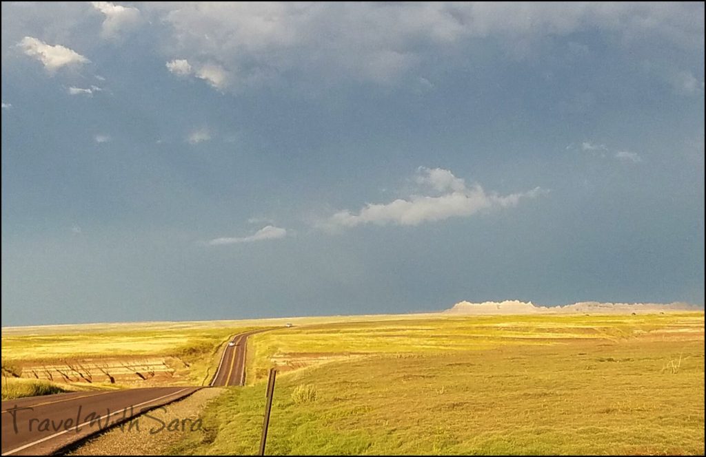 After storm in Badlands