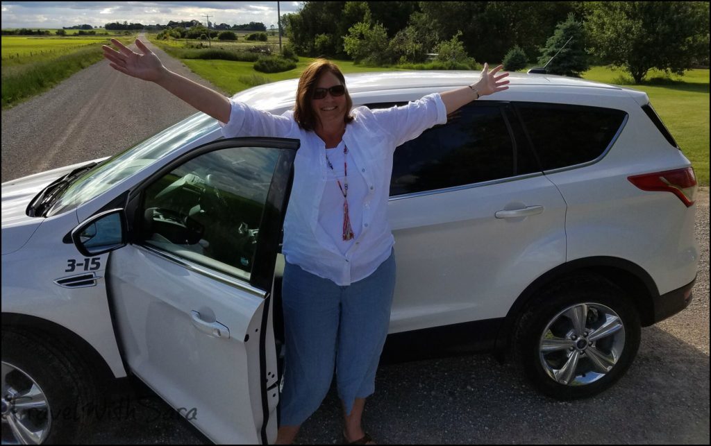 Sara and car