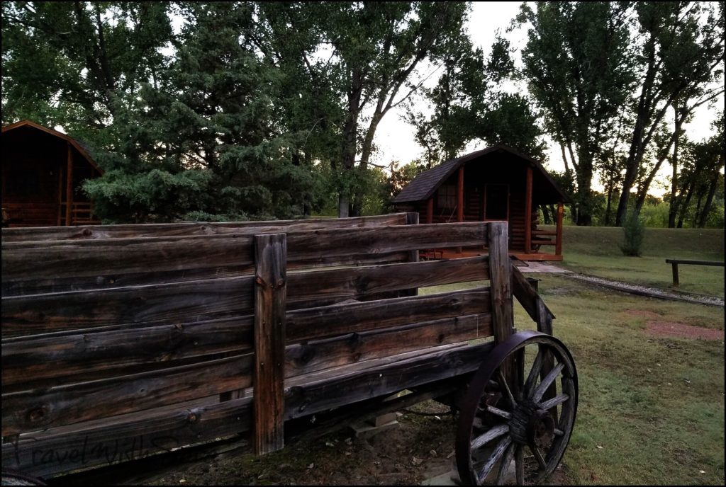 wagon and cabins