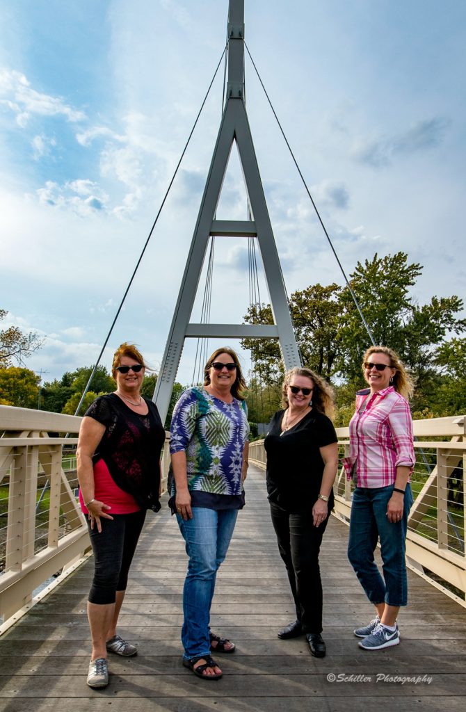 Bloggers on bridge