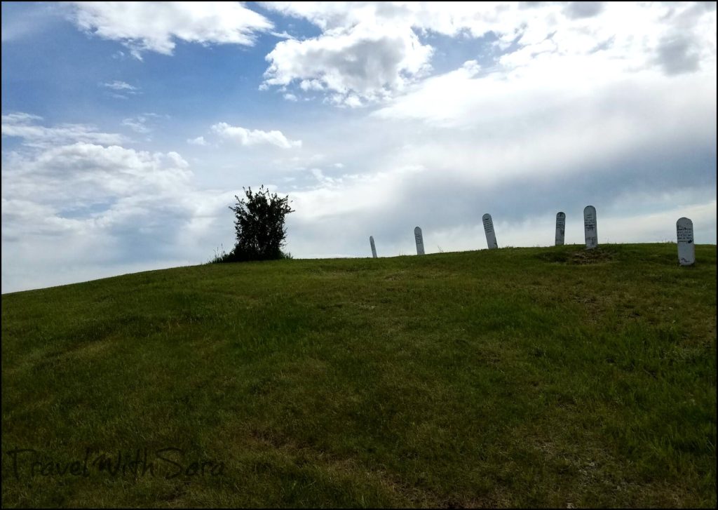 Fort Abraham Lincoln headstones