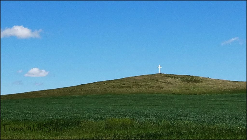 cross on hill