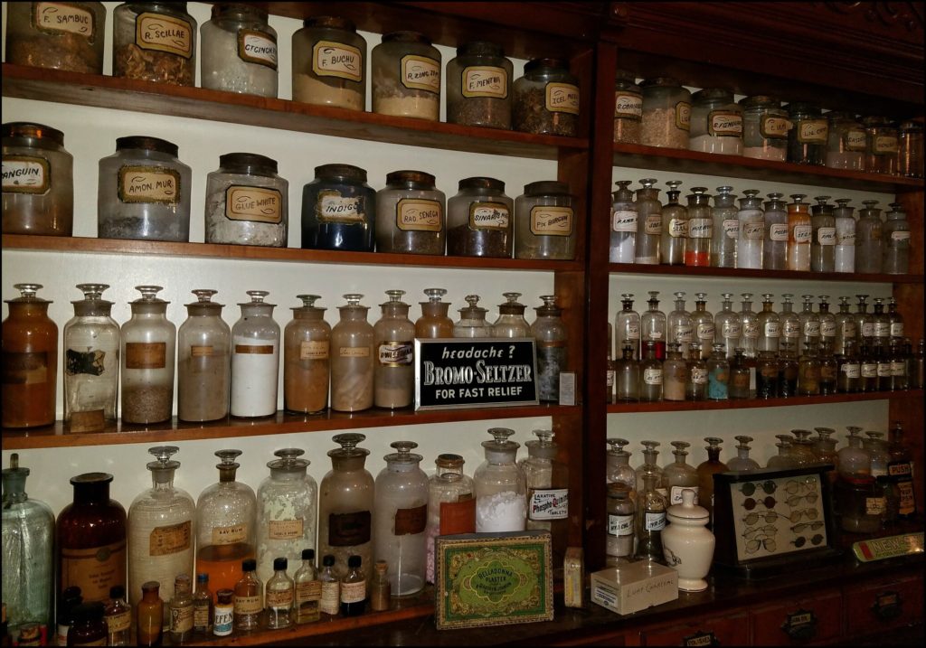 Drug store in Floyd County Museum