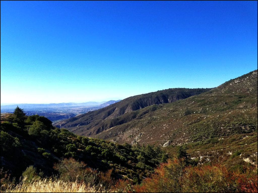 moutain views between Hemet and Idyllwild