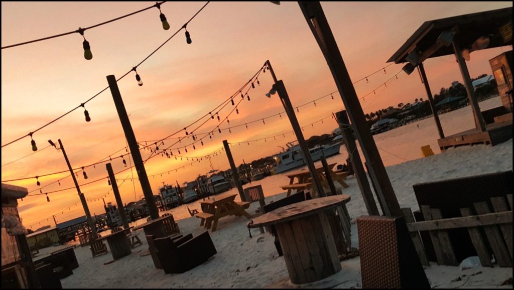 outdoor seating Flora-Bama Yacht Club