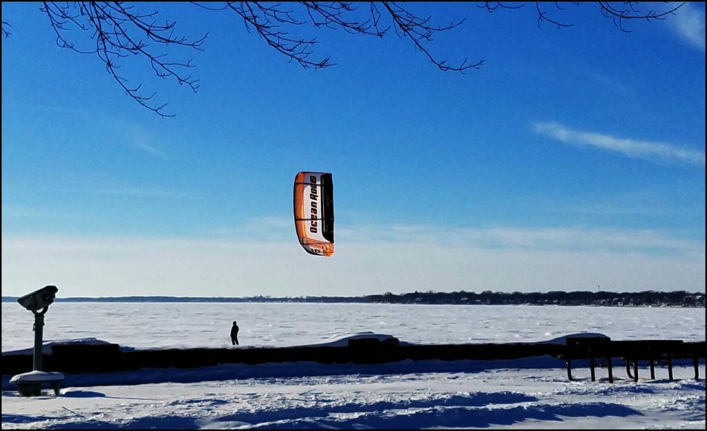 Kite over Clear Lake