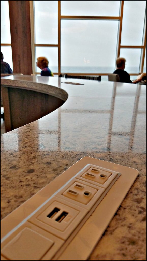 charging station at tides