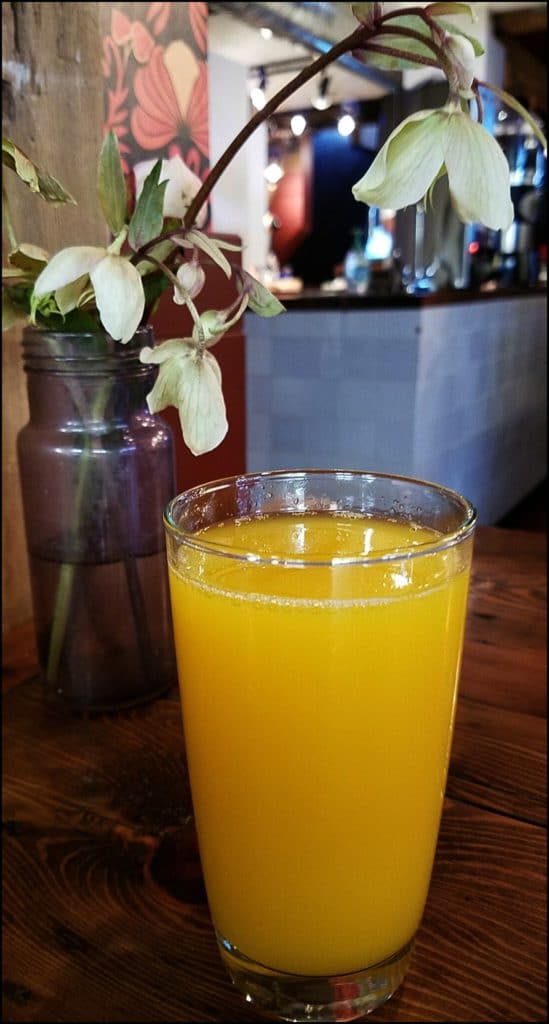 orange juice at Clementine