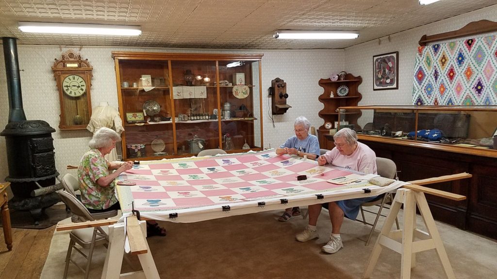 ladies quilting Abilene Kansas