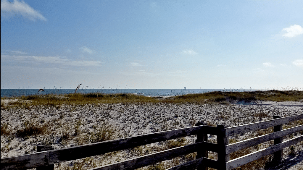 Protective Dunes Alabama Coastline