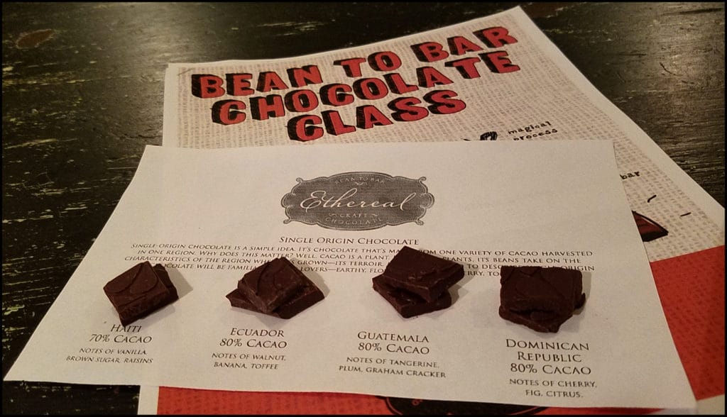 Bean To Chocolate Bar Class