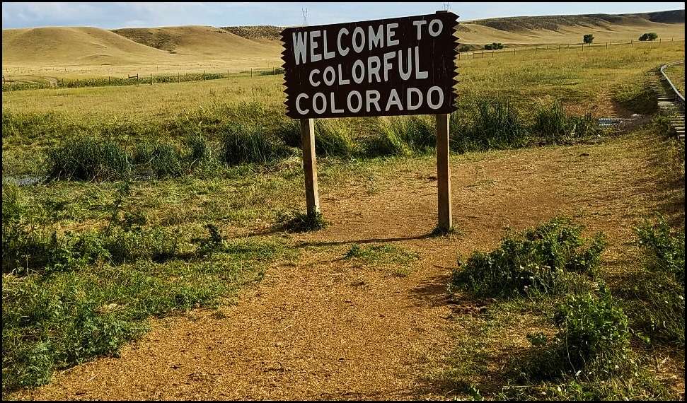 Colorado sign Terry Bison Ranch