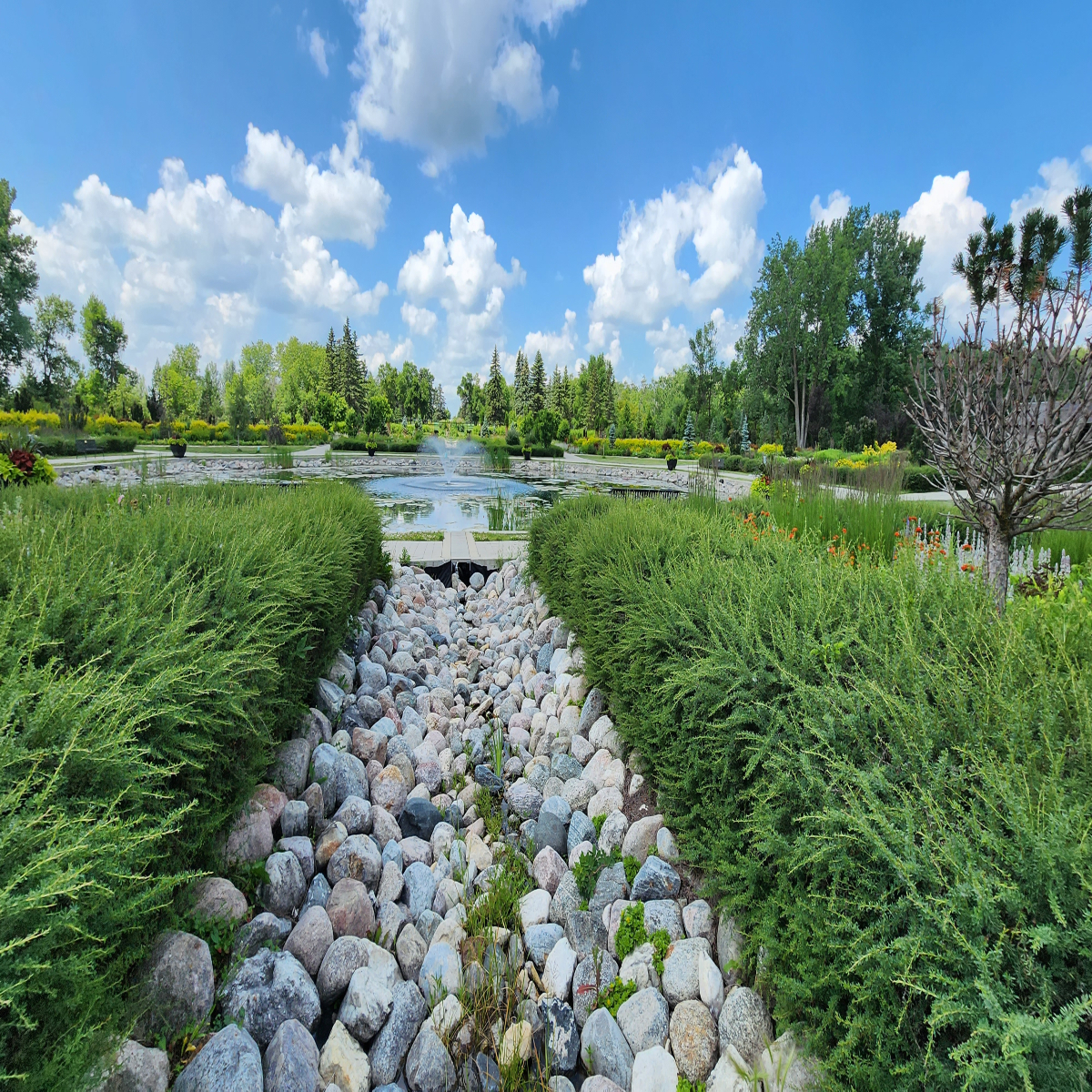 Beautiful Gardens In North Dakota- International Peace Gardens