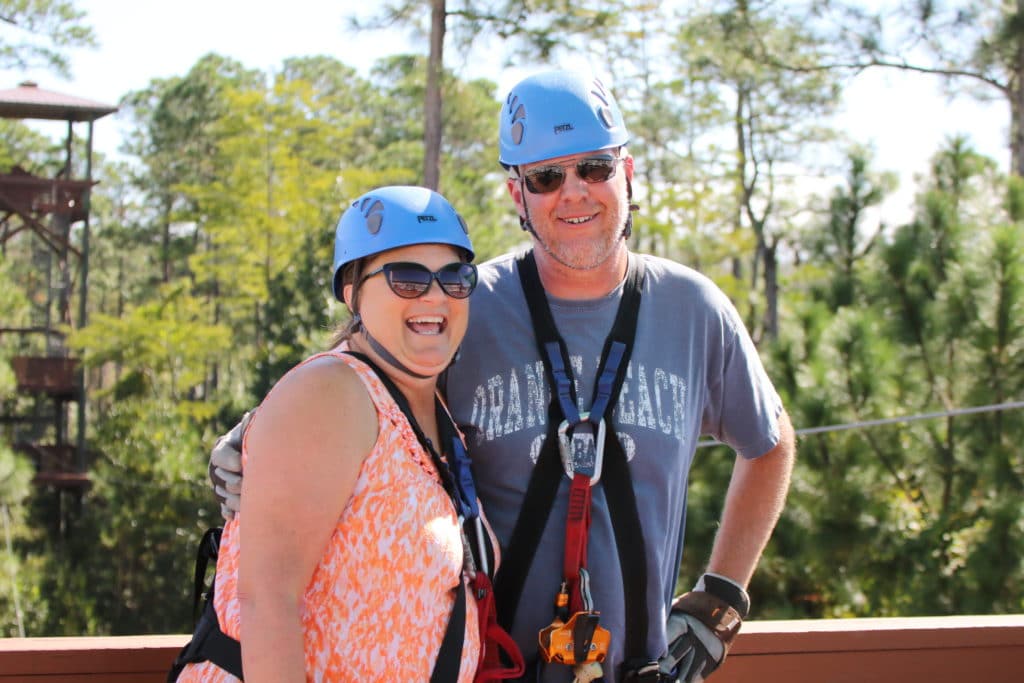 Ziplining Alabama