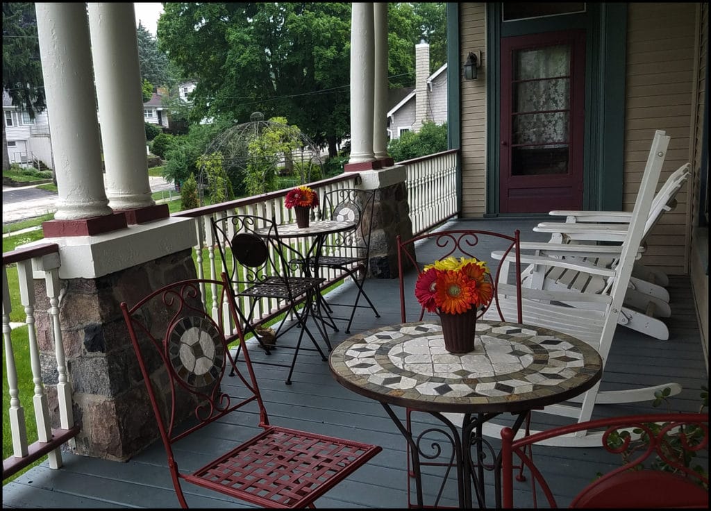 Cherry Tree B & B Porch Woodstock, ILL