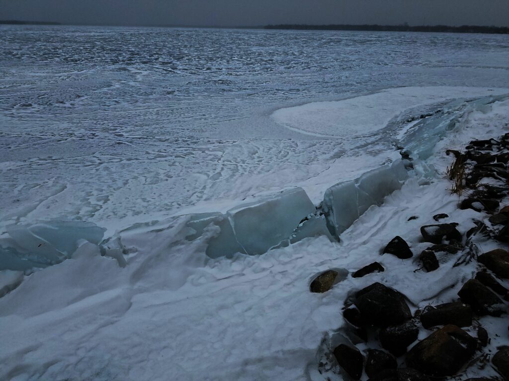 Clear Lake Iowa Winter Lake