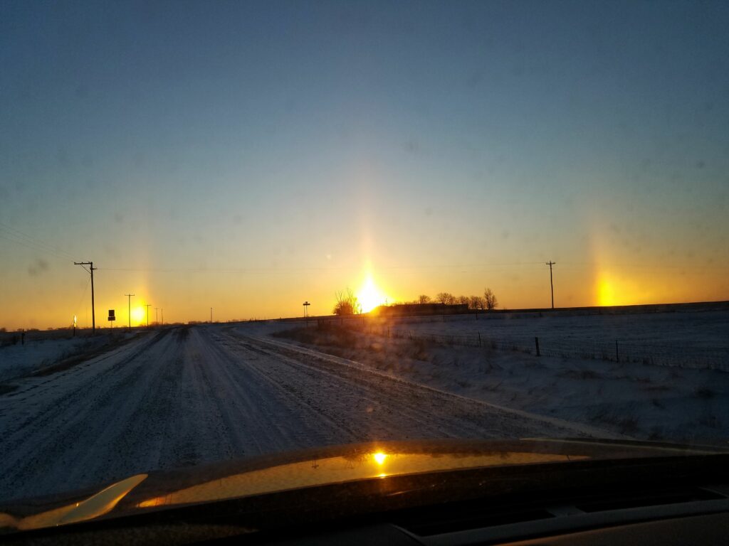 Iowa Sunrise Sundogs