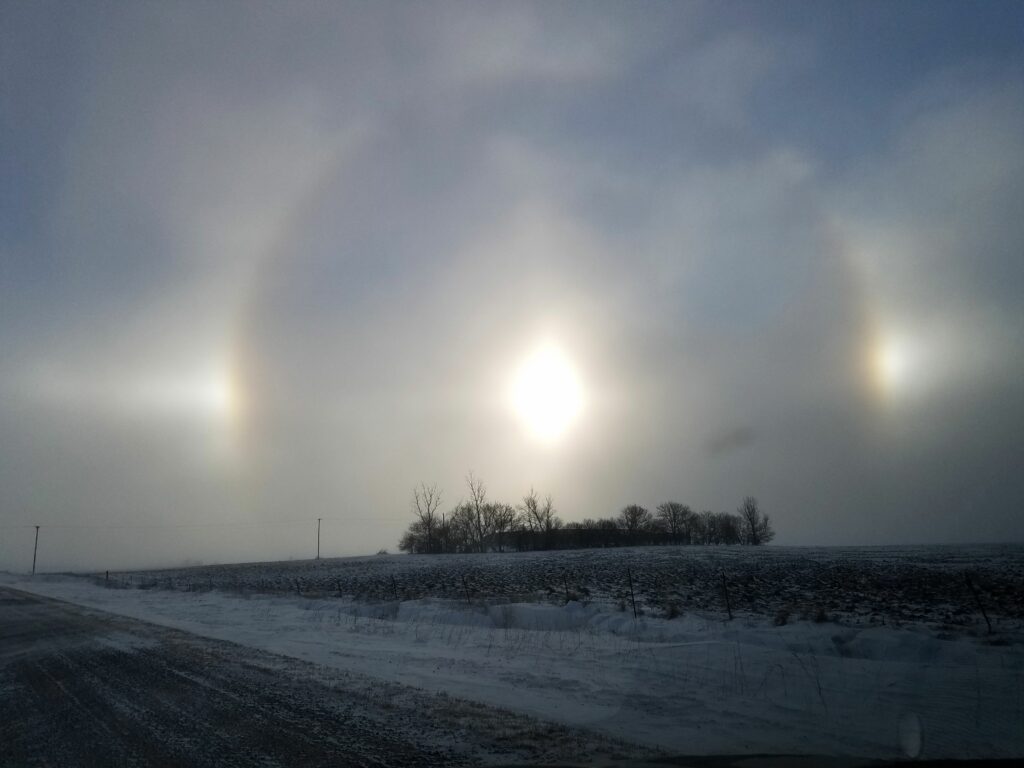 Iowa sundogs