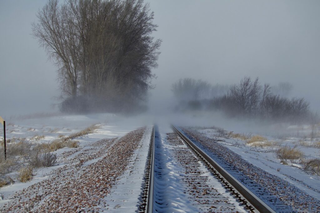 Rail Road Tracks Iowa