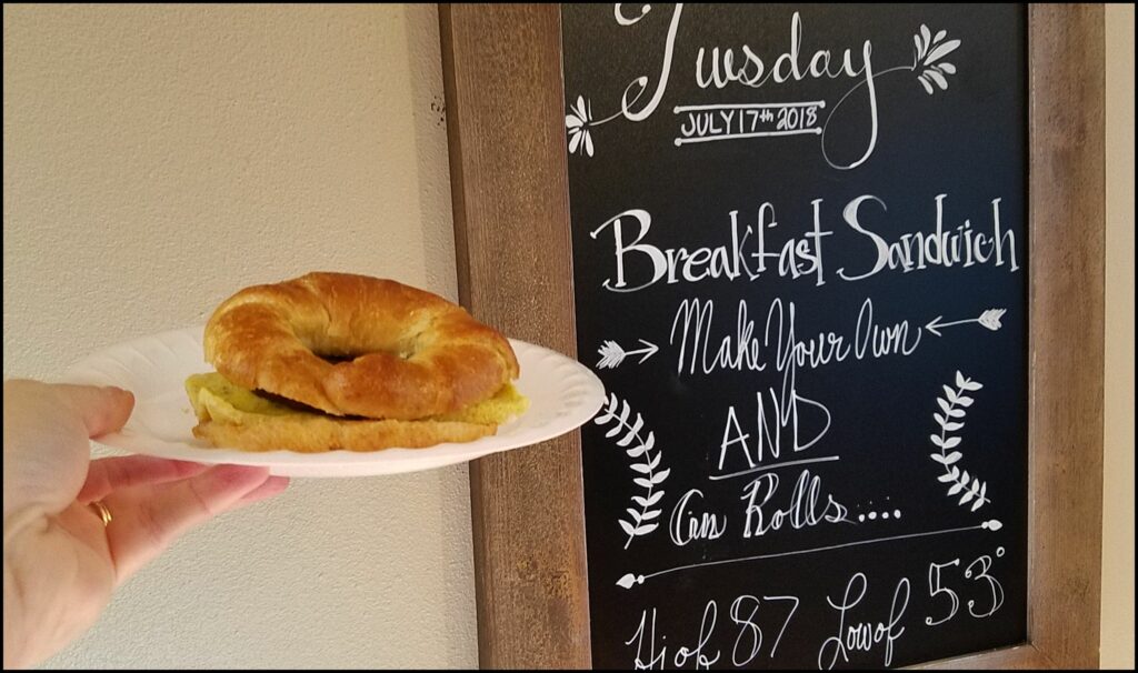 Breakfast Sandwich Watford City Roosevelt Inn