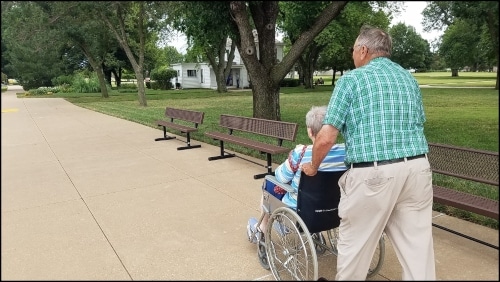 wheelchair at presidential museum