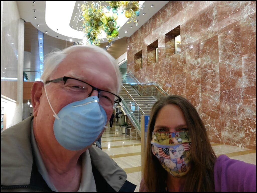 wearing masks at Mayo clinic