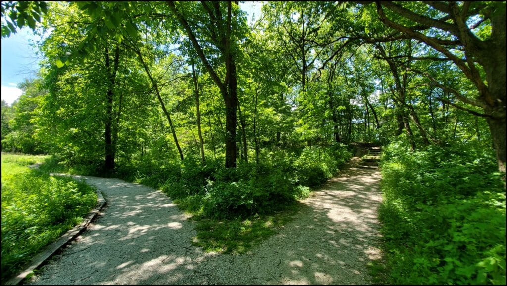 Hiking Ledges State Park