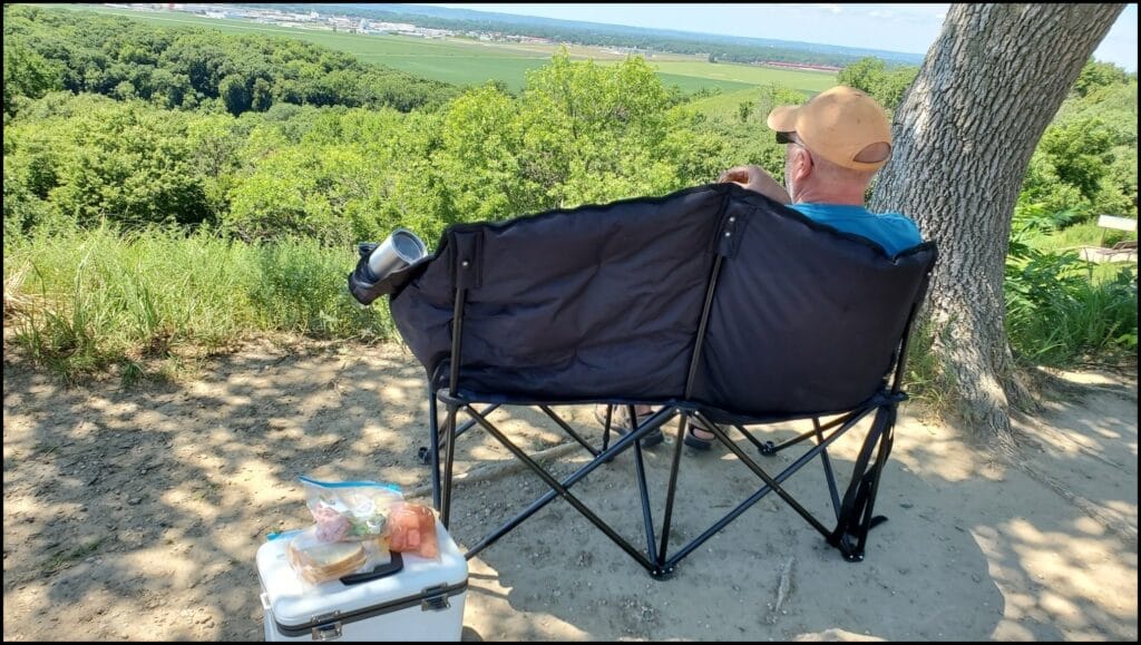 lunch in Iowa State Park