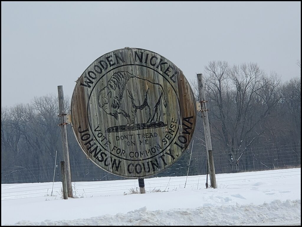 I-80 Wooden Nickel