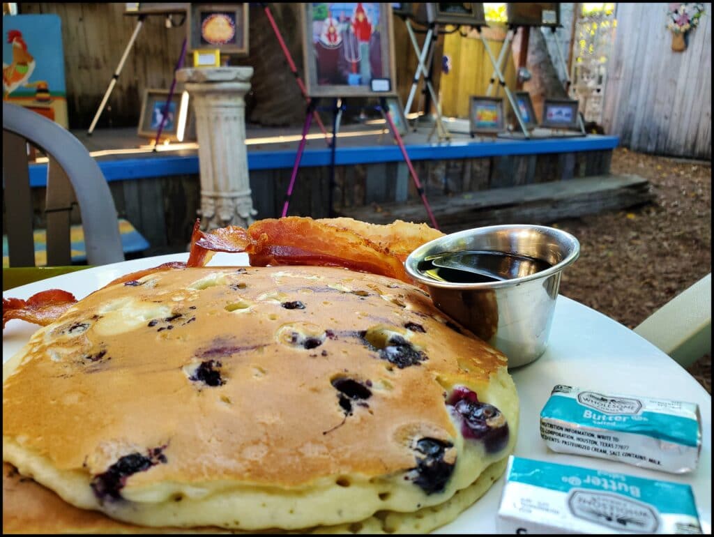 blueberry pancakes