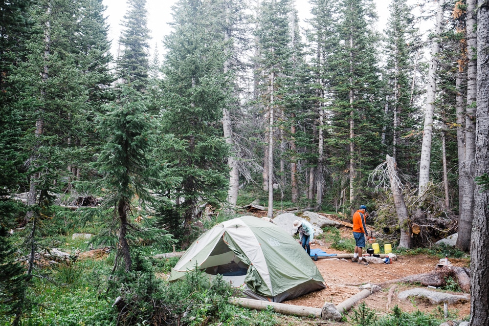 tent camping