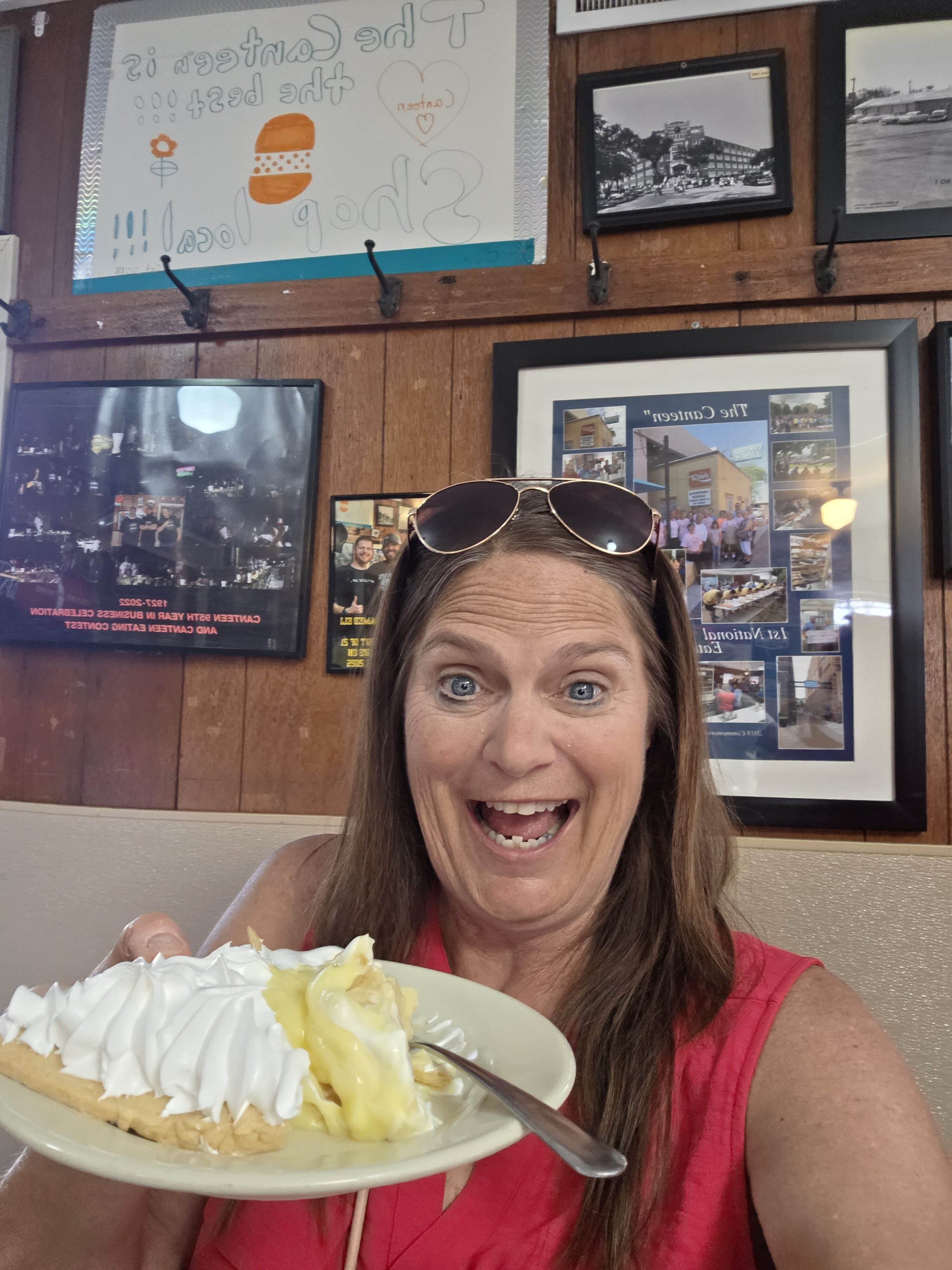 Canteen Ottumwa, Iowa- banana cream pie