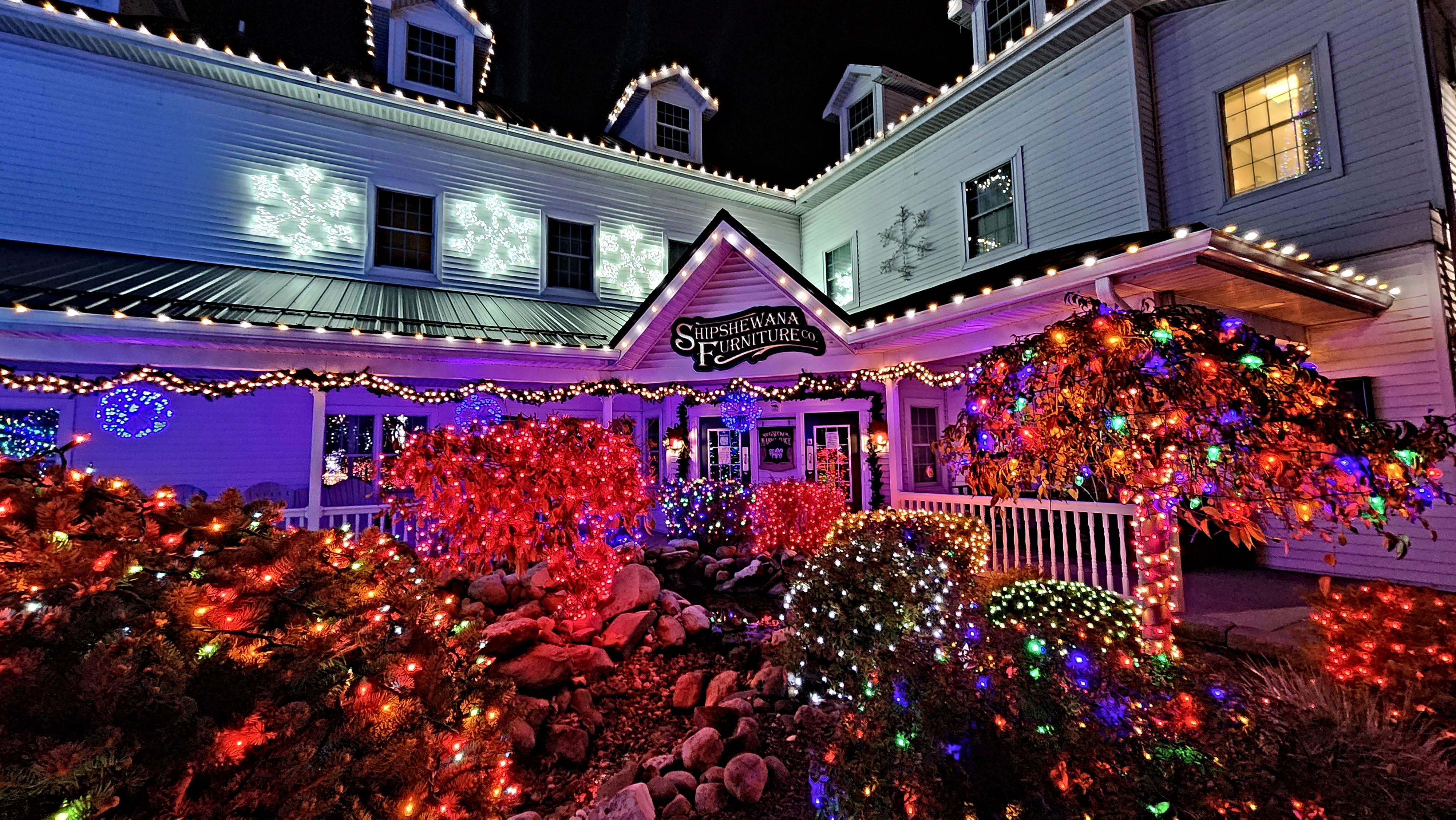 Christmas Lights Indiana Shipshewana