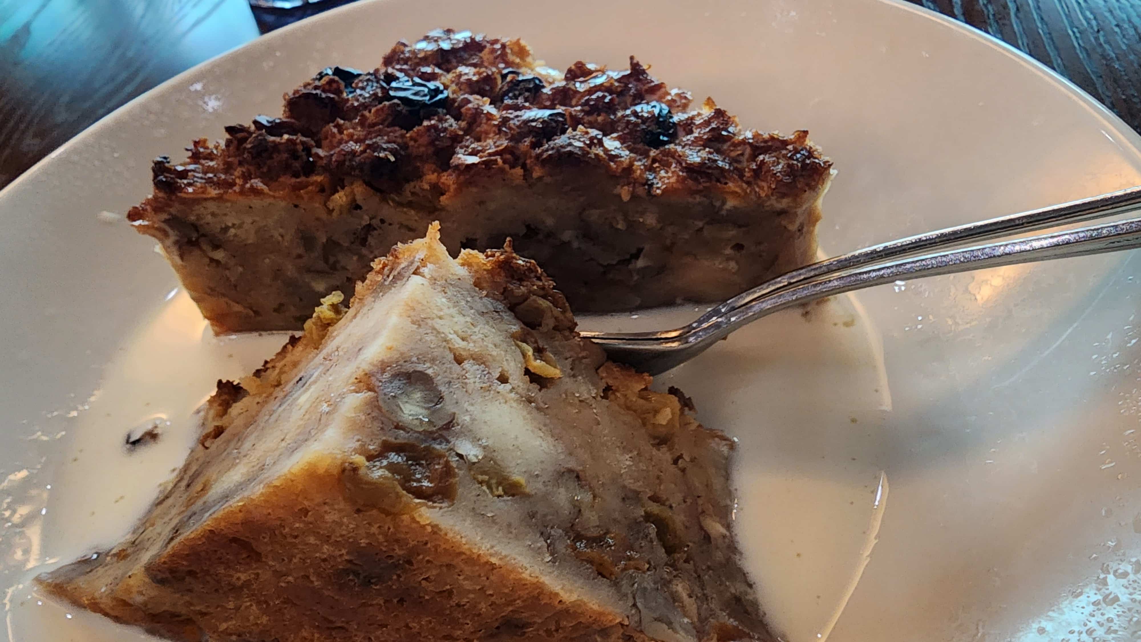 New Orleans style bread pudding